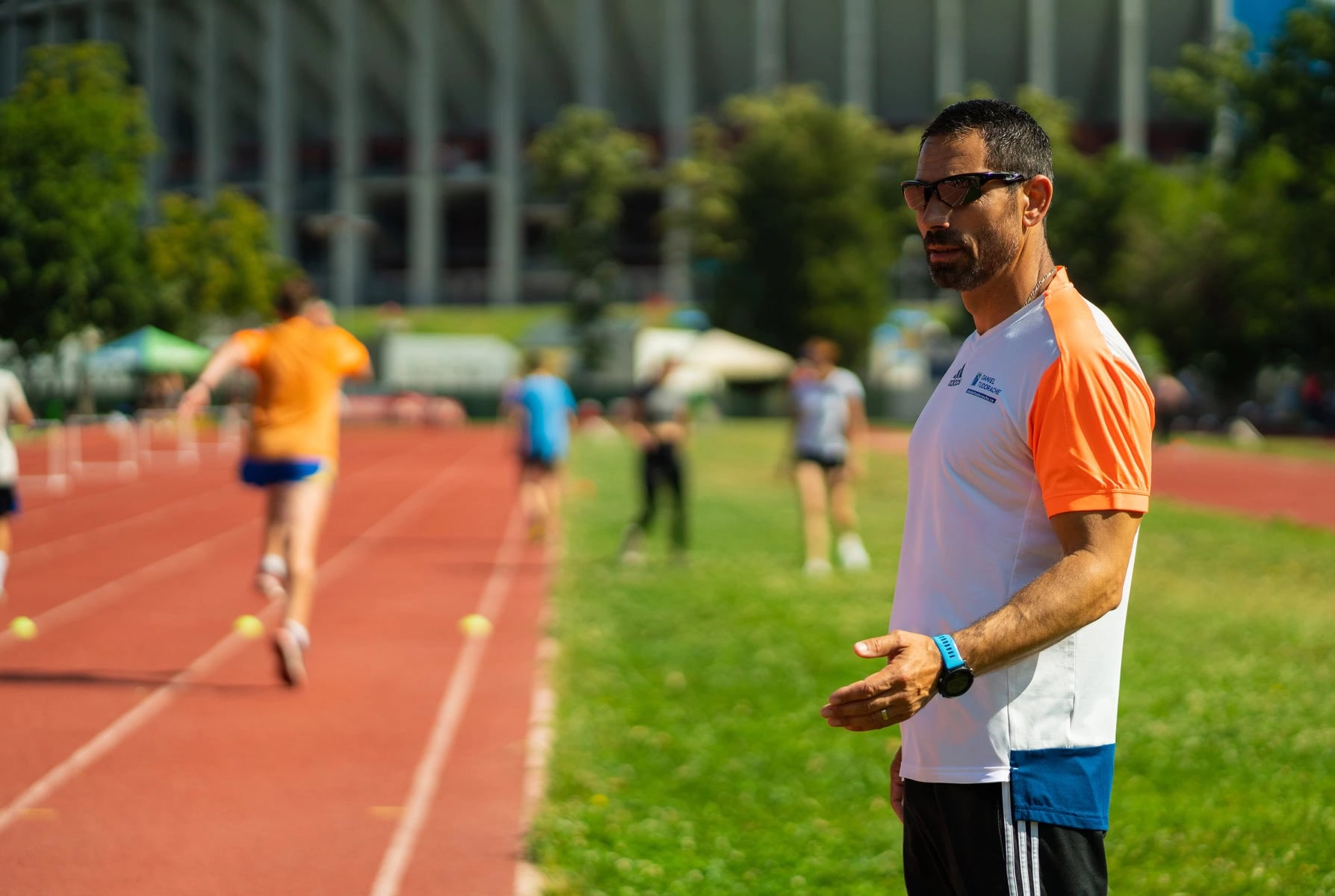 Tennis training background